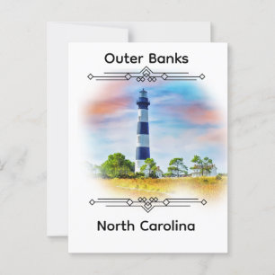 Outer Banks North Carolina T-Shirt Postcard