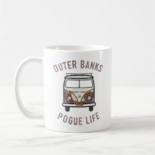 Outer Banks OBX Van Pogue Life Brown Vintage Coffee Mug