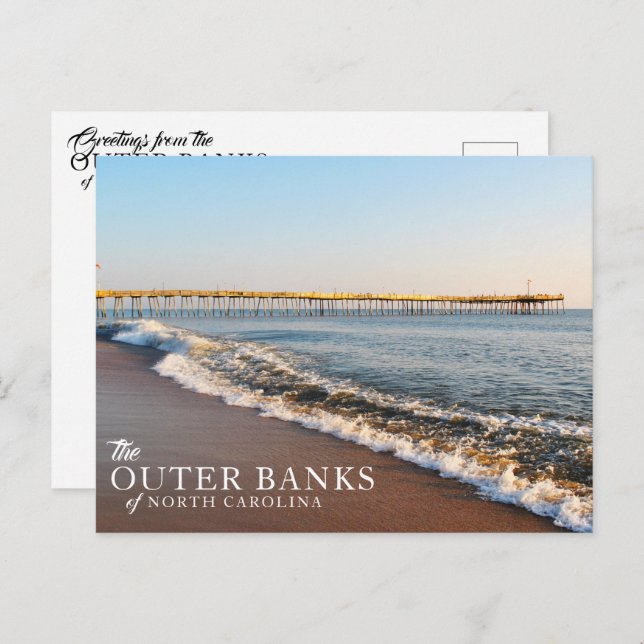 Outer Banks Pier Postcards (Front/Back)