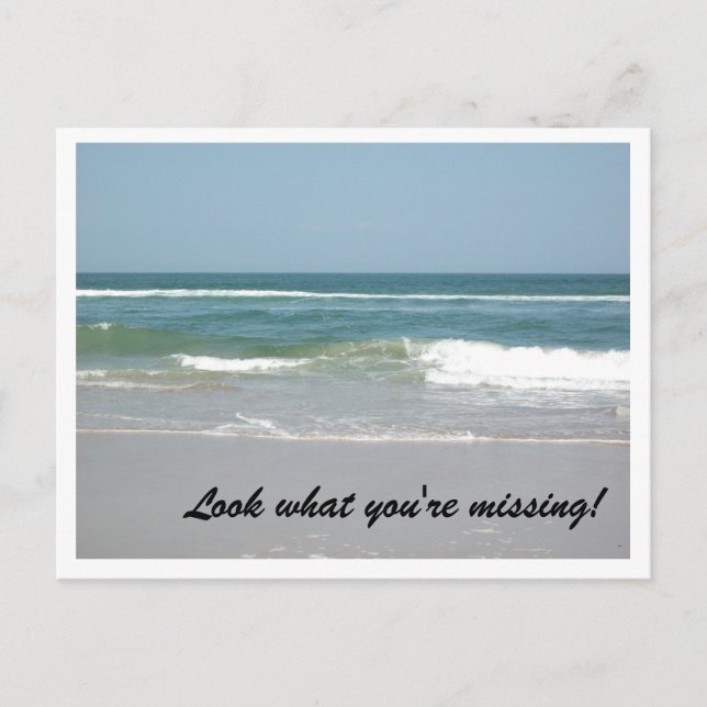 Outer Banks Post Card Ocean Scene (Front)