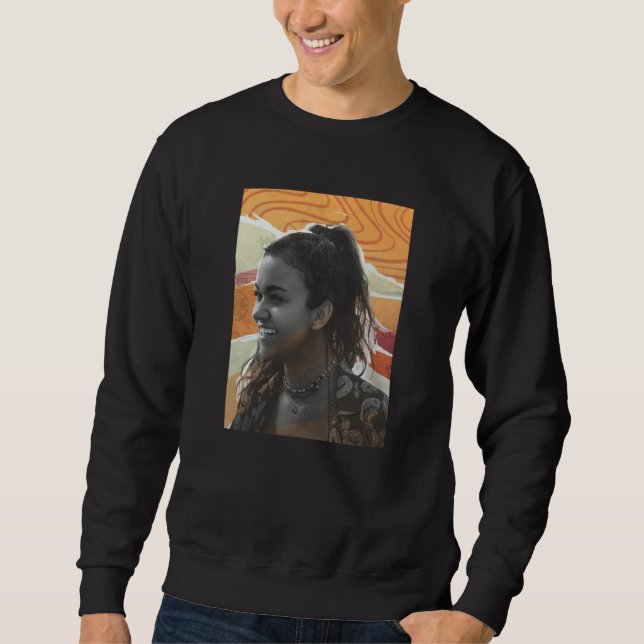 Outer Banks Season 3 Kiara Mixed Media Collage Por Sweatshirt (Front)