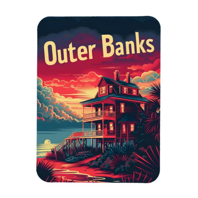 Outer Banks travel ad Magnet (Vertical)