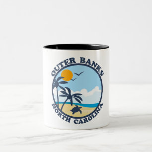 Outer Banks. Two-Tone Coffee Mug