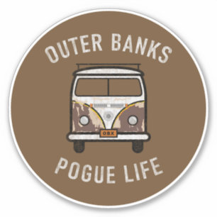 Outer Banks Van Pogue Life OBX Vintage (Brown)
