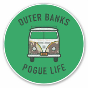 Outer Banks Van Pogue Life OBX Vintage (Green)