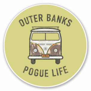 Outer Banks Van Pogue Life OBX Vintage (Sea Gold)