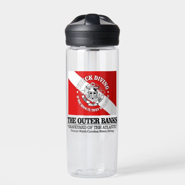 Outer Banks WD  Water Bottle (Front)