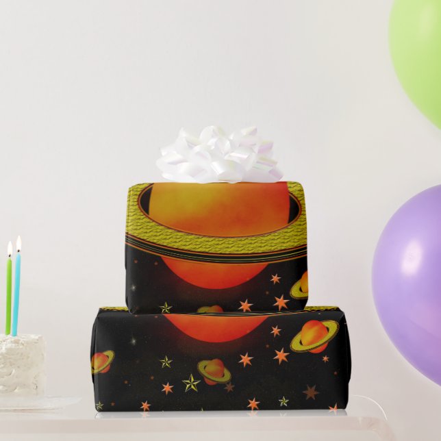 Outer Harvest Moons Wrapping Paper (Party Gifts)