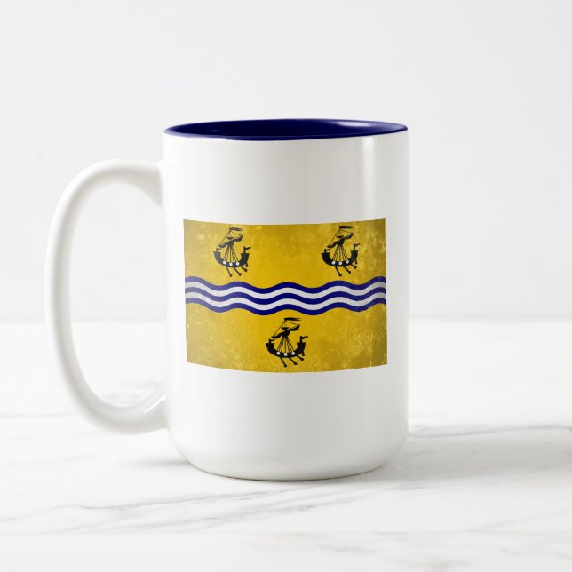 Outer Hebrides - Na h-Eileanan Siar Two-Tone Coffee Mug (Left)