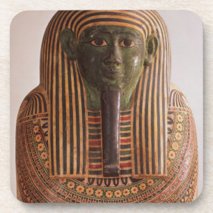 Outer lid of the sarcophagus of Psametik I (664-61 Coaster
