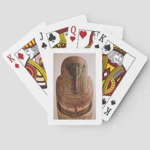 Outer lid of the sarcophagus of Psametik I (664-61 Playing Cards