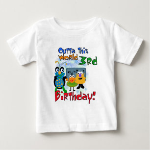 Outer Space 3rd Birthday Tshirts and Gifts