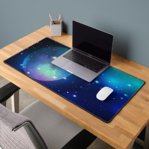 Outer Space and Stars Desk Mat