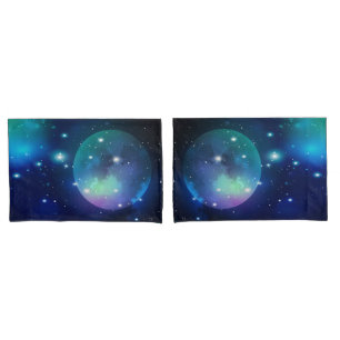 Outer Space and Stars  Pillowcase