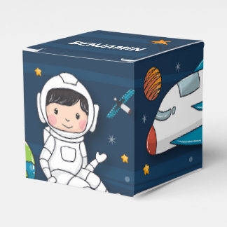 Outer Space Astronaut Birthday Party Favour Box