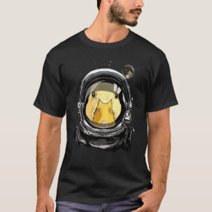 Outer Space Astronaut Duck Face Galaxy Waterfowl H T-Shirt