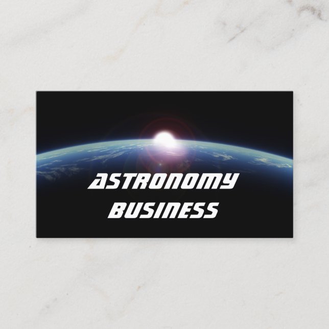 Outer Space Astronomy Business Card (Front)