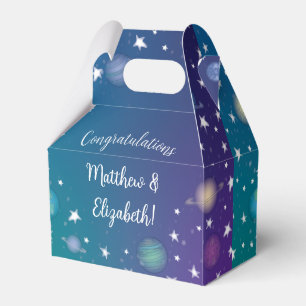 Outer Space Baby Shower Galaxy Favour Box