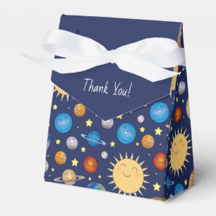 Outer Space Baby Shower Galaxy Universe Stars Favour Box