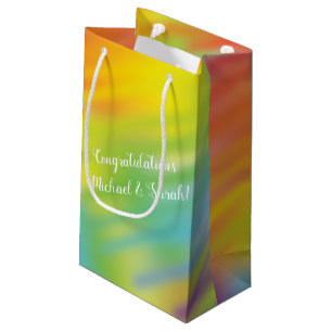 Outer Space Baby Shower Galaxy Universe Stars Small Gift Bag