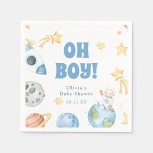 Outer Space Baby Shower Napkin