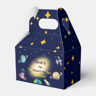 Outer Space Birthday – Astronaut, Rock, Galaxy Favour Box