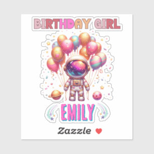 Outer Space Birthday Girl Flight Crew