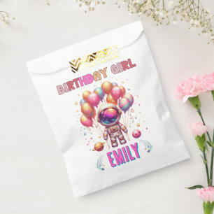 Outer Space Birthday Girl Flight Crew Favour Bag