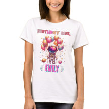 Outer Space Birthday Girl Flight Crew