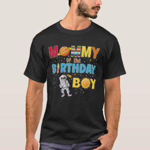 Outer Space Birthday Matching Family Party Aunt Co T-Shirt