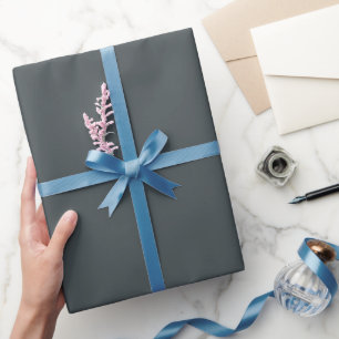 Outer space Black Matte Wrapping Paper