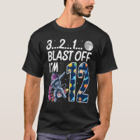 Outer Space Blast Off 12 Year Old 12th Birthday Pa