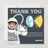 Outer Space Blast Off Astronaut Photo Birthday