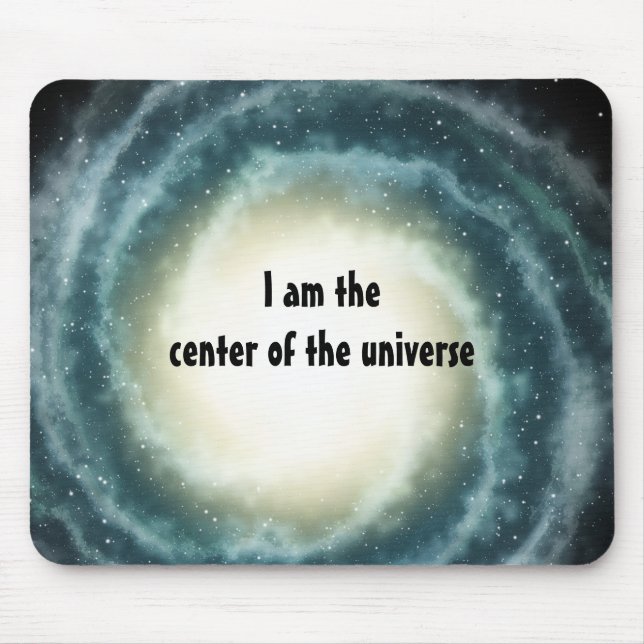 Outer Space Centre of the Universe Mouse Pad (Front)