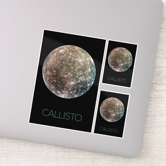 Outer Space, Cosmos, Solar System, Moon Callisto (Detail)