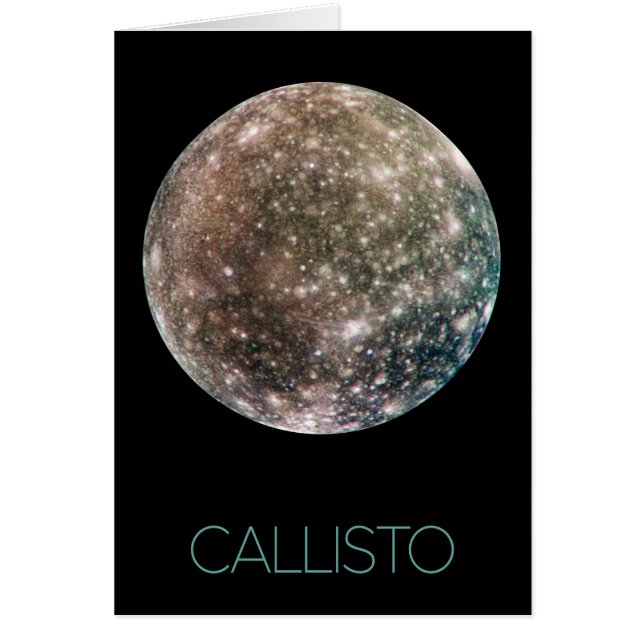 Outer Space, Cosmos, Solar System, Moon Callisto (Front)
