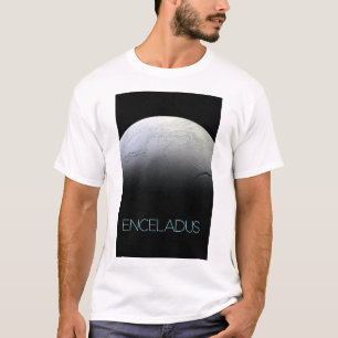 Outer Space, Cosmos, Solar System, Moon Enceladus T-Shirt