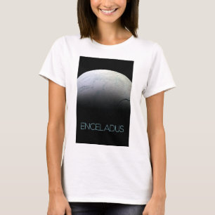 Outer Space, Cosmos, Solar System, Moon Enceladus T-Shirt