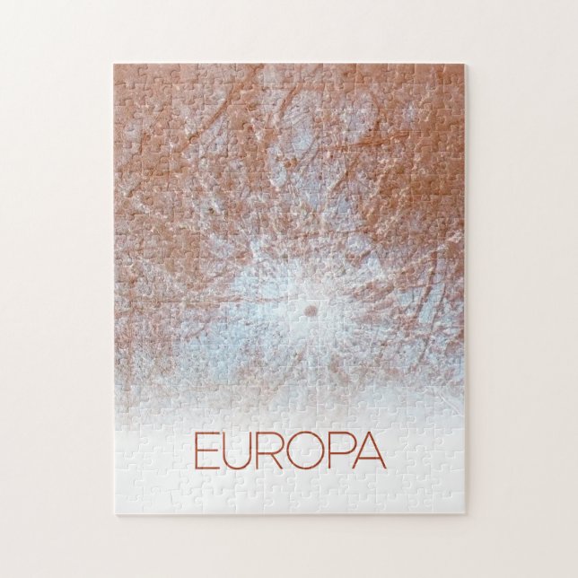 Outer Space, Cosmos, Solar System, Moon Europa Jigsaw Puzzle (Vertical)