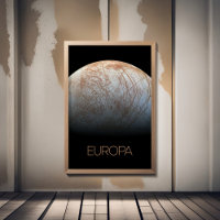 Outer Space, Cosmos, Solar System, Moon Europa