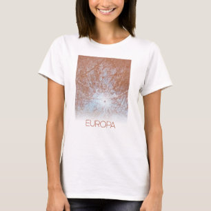 Outer Space, Cosmos, Solar System, Moon Europa T-Shirt
