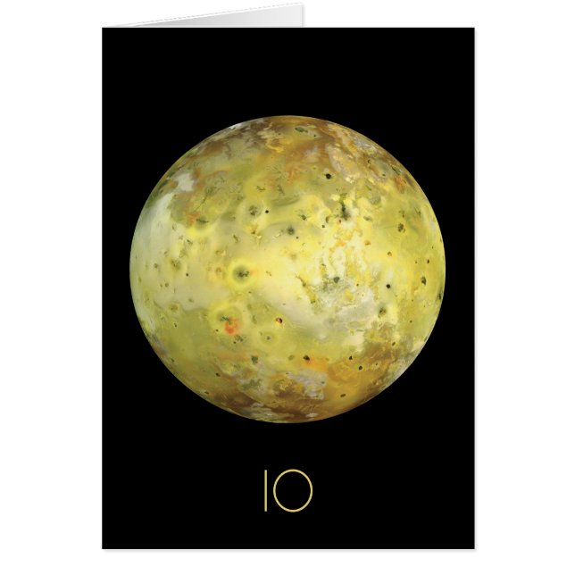 Outer Space, Cosmos, Solar System, Moon IO (Front)