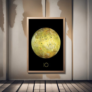 Outer Space, Cosmos, Solar System, Moon IO Poster