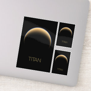 Outer Space, Cosmos, Solar System, Moon Titan