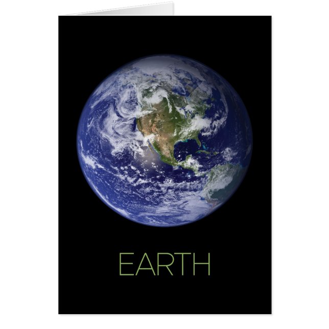Outer Space, Cosmos, Solar System, Planet Earth (Front)