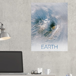 Outer Space, Cosmos, Solar System, Planet Earth Foil Prints