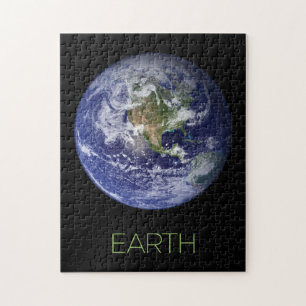 Outer Space, Cosmos, Solar System, Planet Earth Jigsaw Puzzle