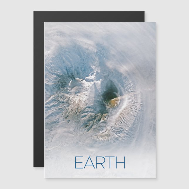 Outer Space, Cosmos, Solar System, Planet Earth Magnetic Invitation (Front/Back)
