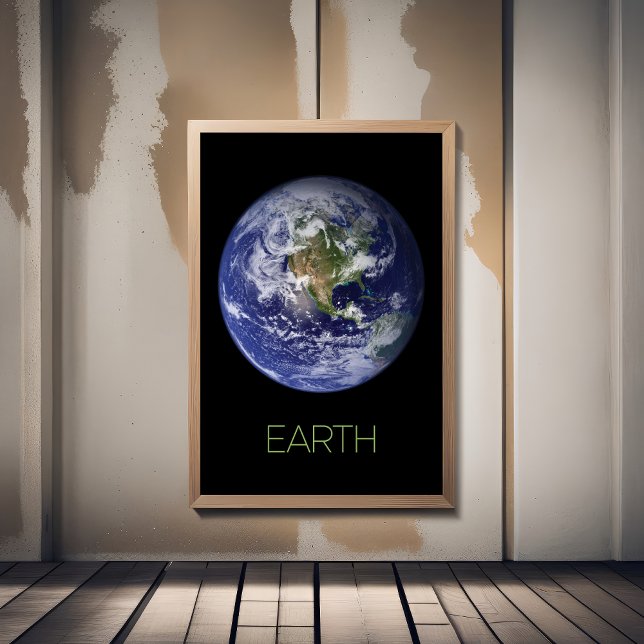 Outer Space, Cosmos, Solar System, Planet Earth Photo Print (Creator Uploaded)