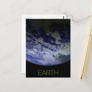 Outer Space, Cosmos, Solar System, Planet Earth Postcard